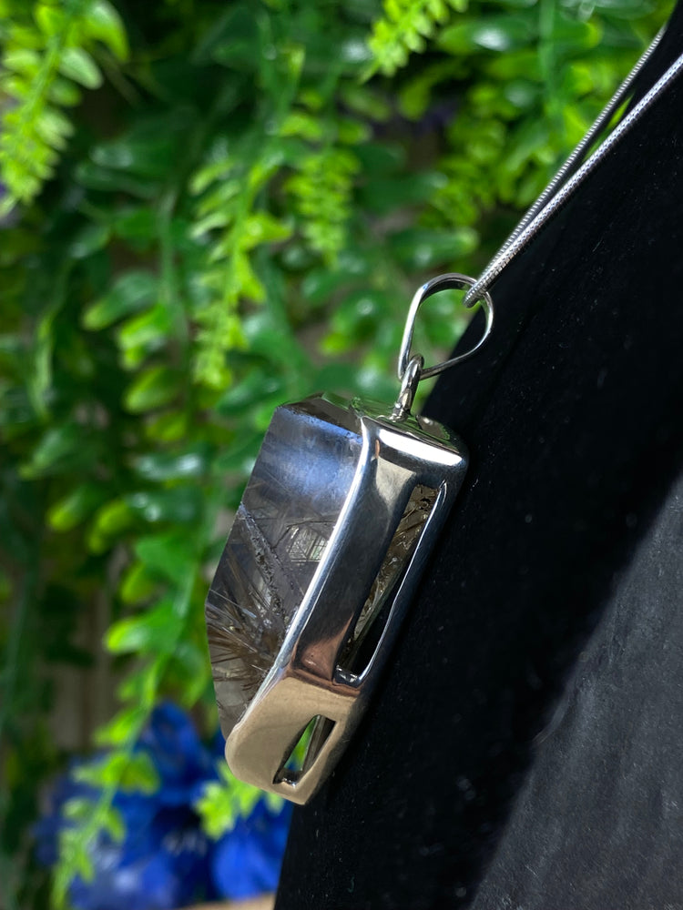 Rutile Shield Pendant