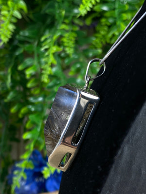 Rutile Shield Pendant