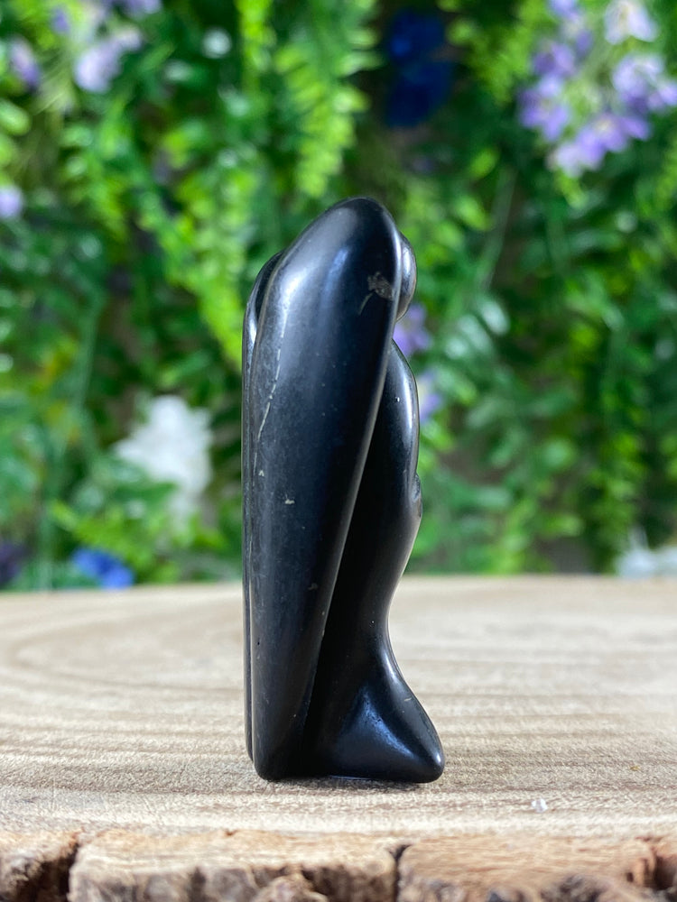 Shungite Angel Carving