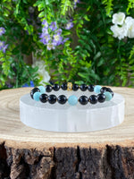 Amazonite and Shungite Bracelet