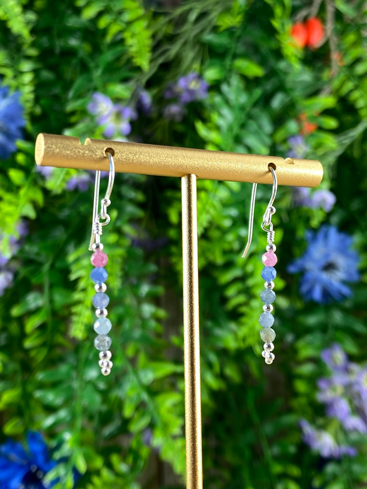 Sterling Silver Sapphire Earrings