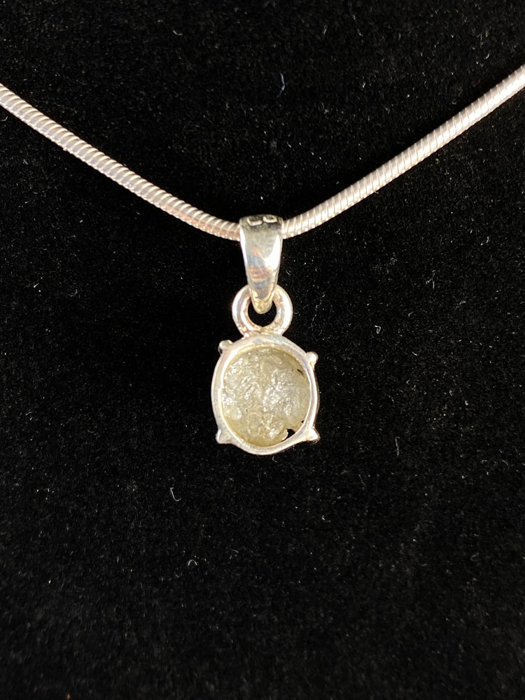 Raw Diamond Pendant