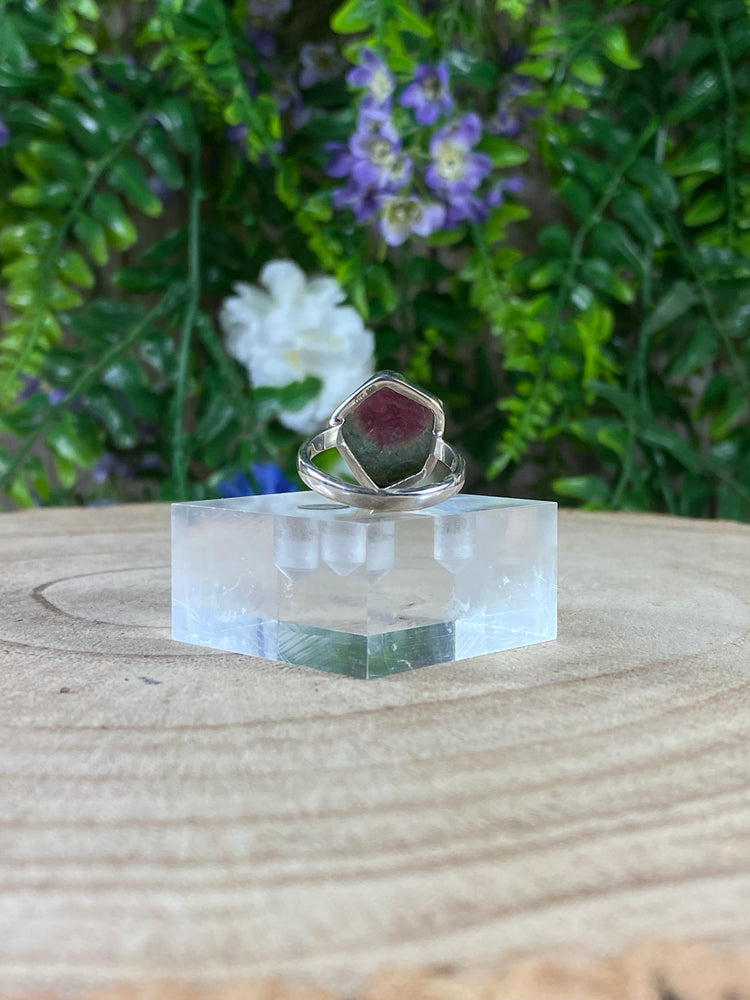 Watermelon Tourmaline Ring