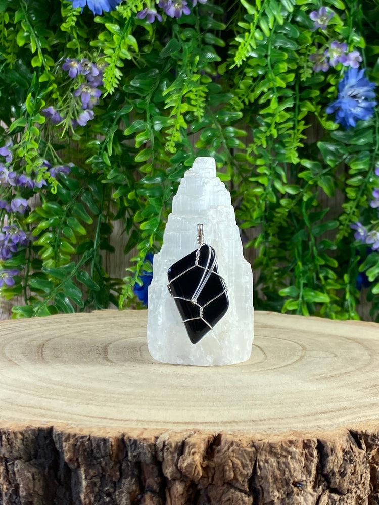 Pietersite Wire Wrapped Pendant