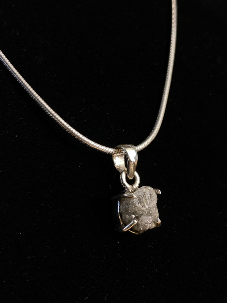 Raw Diamond Pendant