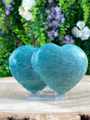 Elements of Avebury Amazonite Double Heart