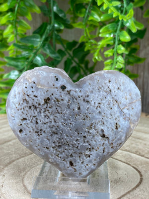 Elements of Avebury Crystals Amethyst Heart