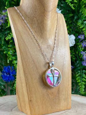 Elements of Avebury Angel Aura Ankh Pendant