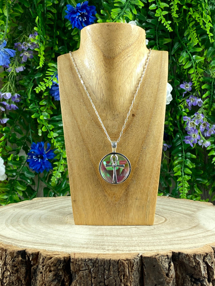 Angel Aura Ankh Pendant