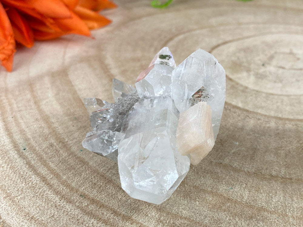 Elements of Avebury Crystal Apophyllite with Stilbite Cluster