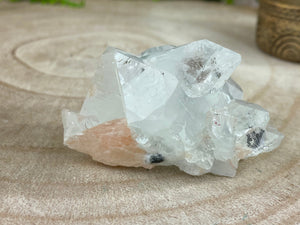 Elements of Avebury Crystal Apophyllite with Stilbite Cluster