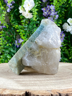 Elements of Avebury Aquamarine In A Quartz Matrix