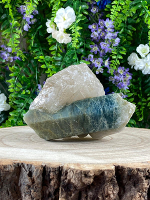 Elements of Avebury Aquamarine In A Quartz Matrix