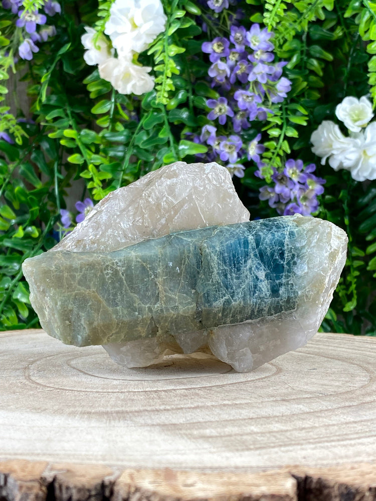 Elements of Avebury Aquamarine In A Quartz Matrix