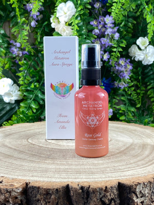 Elements of Avebury Archangel Metatron Aura Spray - Rose Gold