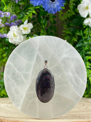 Elements of Avebury Black Opal Pendant