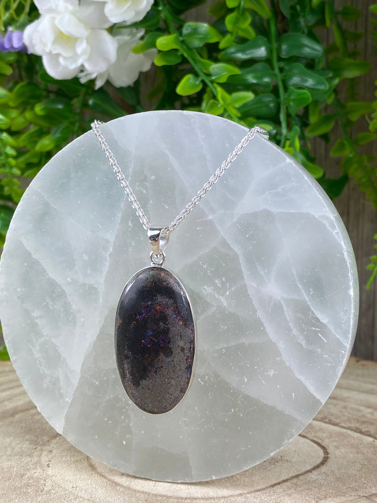 Elements of Avebury Black Opal Pendant