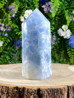 Blue Calcite Tower