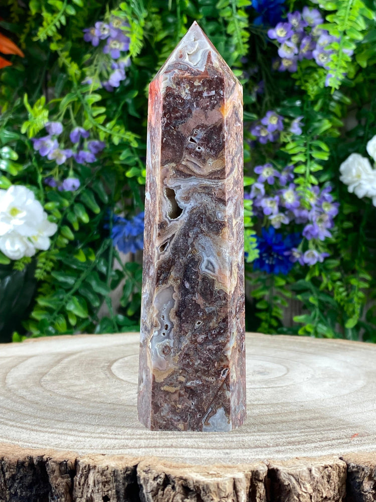 Crazy Lace Agate Tower