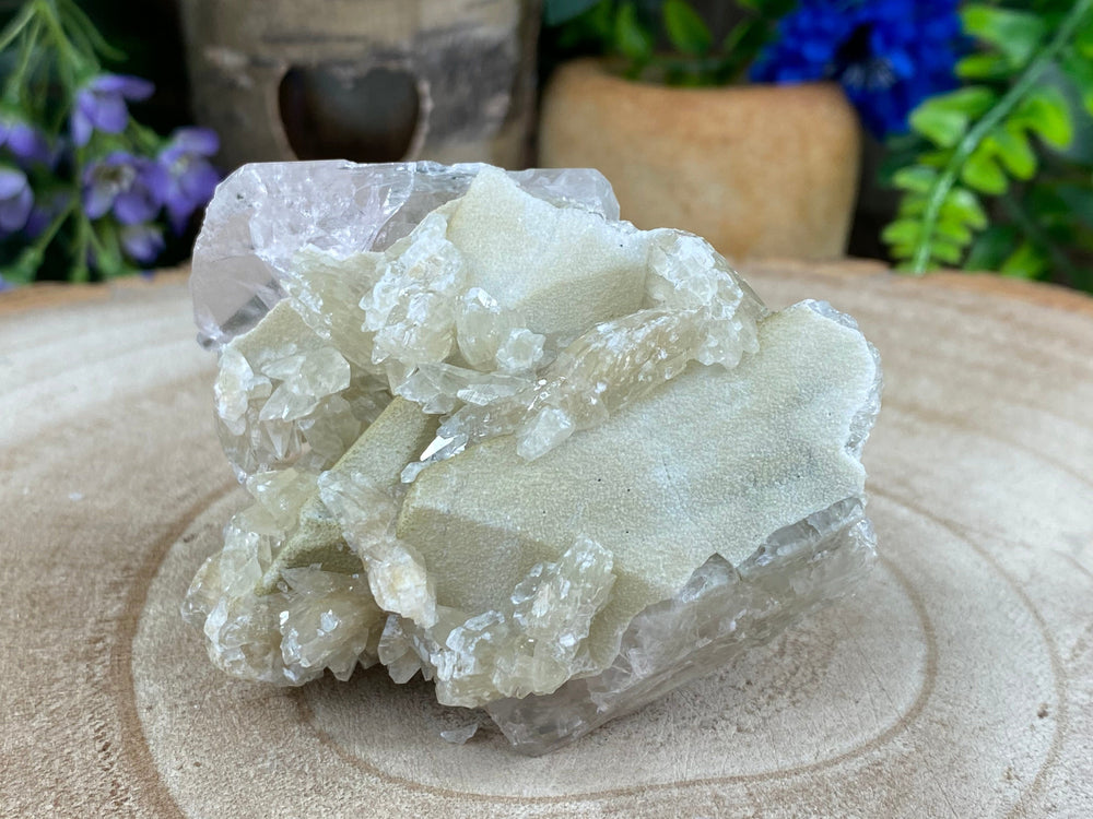 Elements of Avebury Crystal Danburite On Calcite Bed