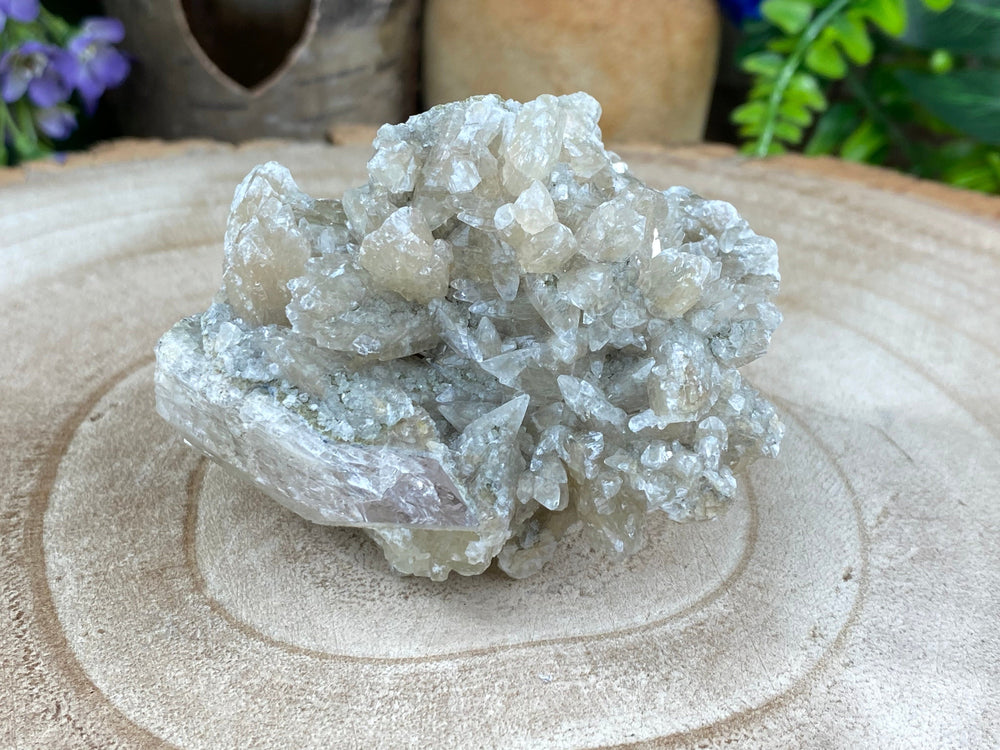 Elements of Avebury Crystal Danburite On Calcite Bed