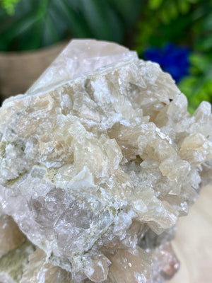 Elements of Avebury Crystal Danburite On Calcite Bed