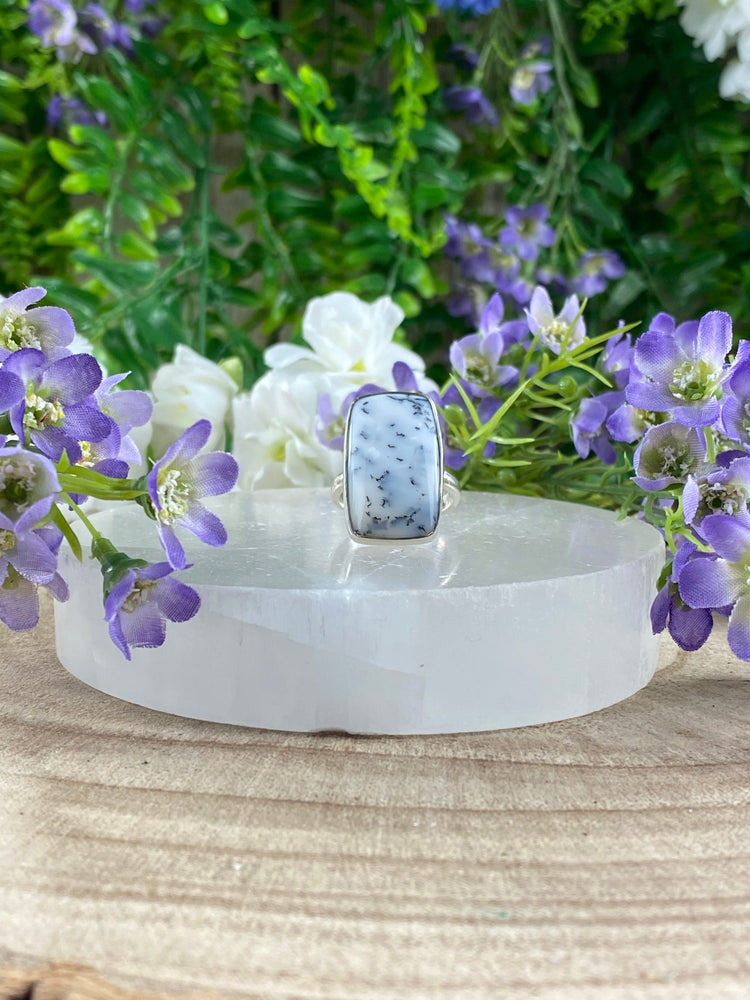 Elements of Avebury Dendritic Agate Ring