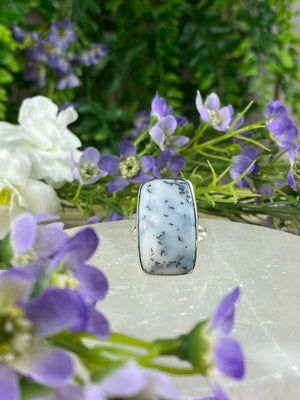 Elements of Avebury Dendritic Agate Ring