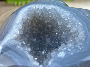 Elements of Avebury Crystal Druzy Agate Heart