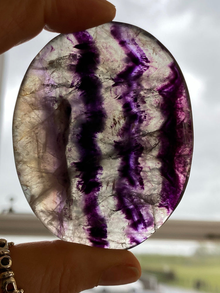 Elements of Avebury Crystal Fluorite Palmstone