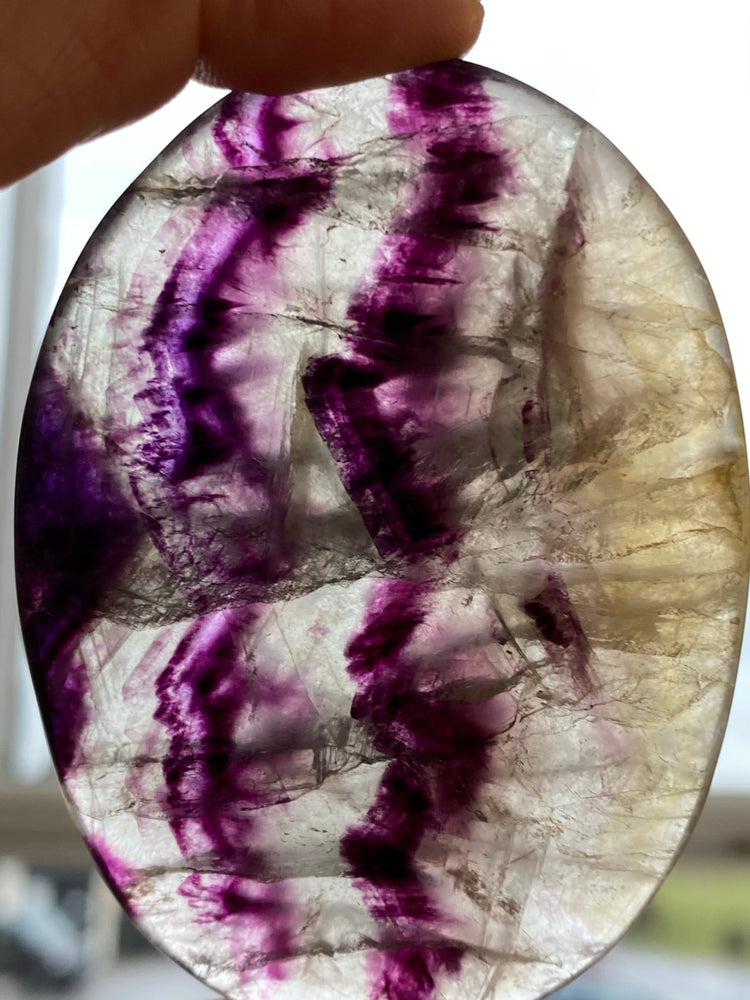 Elements of Avebury Crystal Fluorite Palmstone