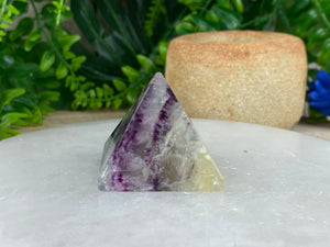 Elements of Avebury Crystal Fluorite Pyramid