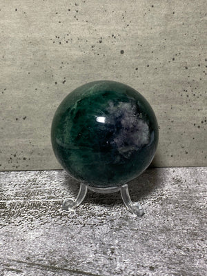 Elements of Avebury Crystal Fluorite Sphere