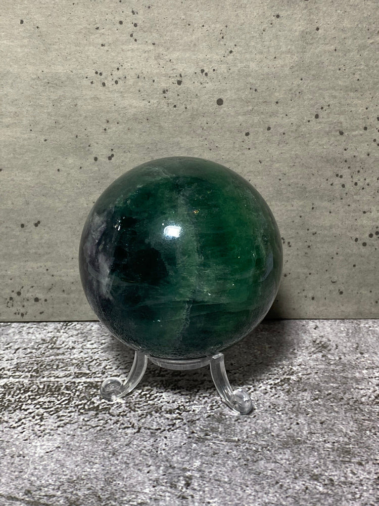 Elements of Avebury Crystal Fluorite Sphere