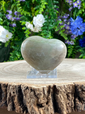 Elements of Avebury Green Moonstone Heart