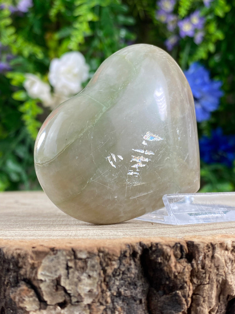 Elements of Avebury Green Moonstone Heart