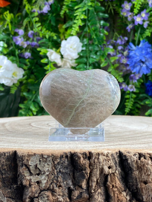 Elements of Avebury Green Moonstone Heart