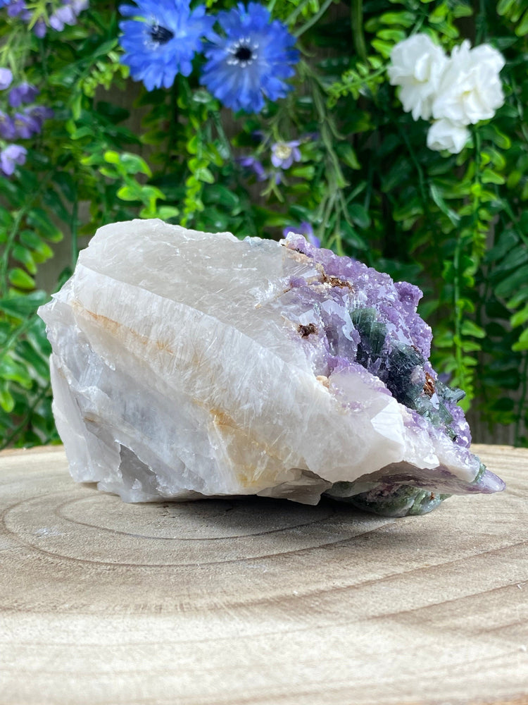 Elements of Avebury Green Tourmaline and Lepidolite