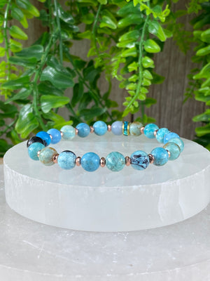 African Blue Opal Bracelet