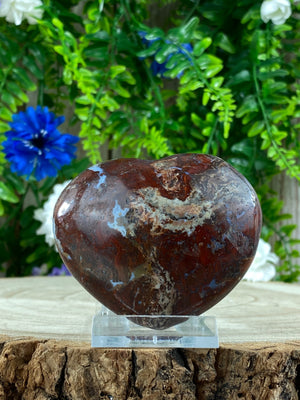 Elements of Avebury Crystals Jasper Heart