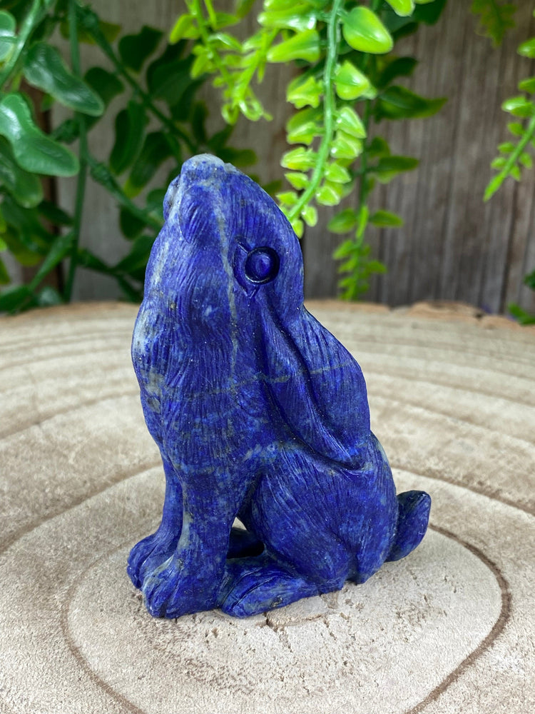 Elements of Avebury Crystals Lapis Lazuli Hare Carving