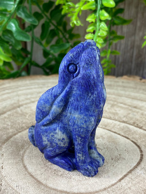 Elements of Avebury Crystals Lapis Lazuli Hare Carving
