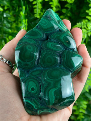 Elements of Avebury Crystal Malachite Freeform