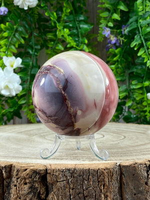 Elements of Avebury Crystals Mookaite Sphere