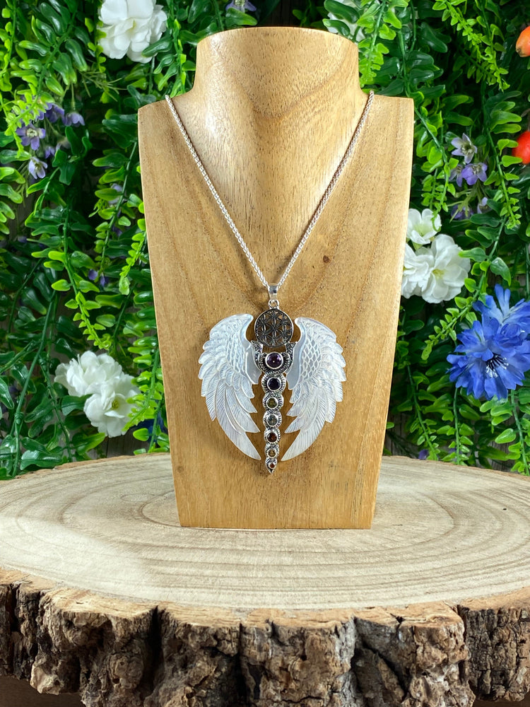 Mother of Pearl Hand Carved Pendant