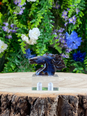 Elements of Avebury Opal Horse Head Carving