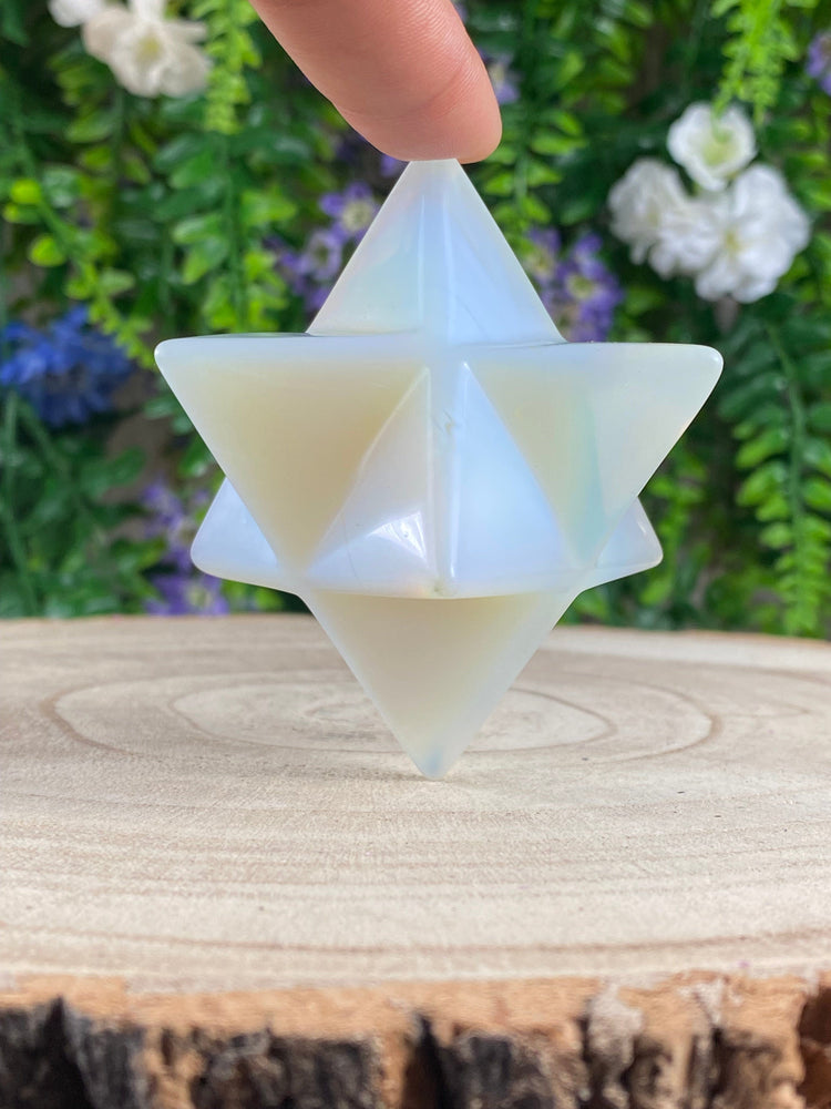 Elements of Avebury Opalite Merkaba