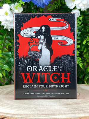 Elements of Avebury Books Oracle Of The Witch by Barbara Meiklejohn-Free & Flavia Kate Peters