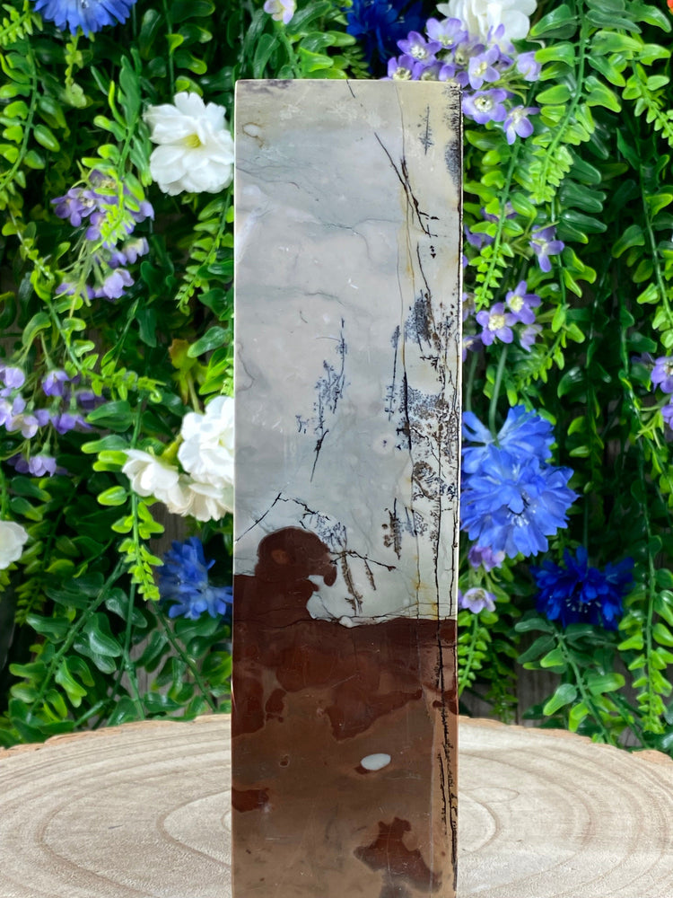 Elements of Avebury Picture Jasper Block Tower