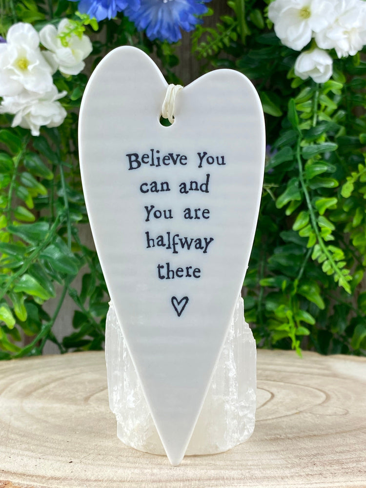 East of India East of india Porcelain Hanging Heart